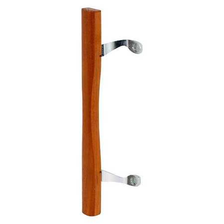 PRIMELINE TOOLS Sliding Glass Door Pull, Wood Handle, Diecast Construction, Chrome (Single Pack) MP1034