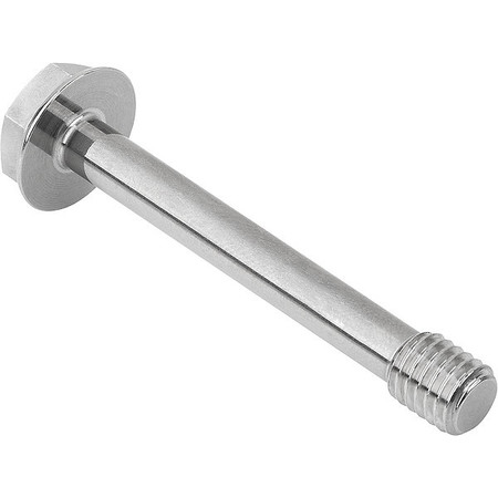 KIPP Not Graded, M4 Hex Head Cap Screw, Polished 316 Stainless Steel, 25 mm L K1330.04X25