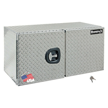 BUYERS PRODUCTS Truck Box, Underbody, Diamond Tread Aluminum, 36"W, Silver, 12.0 cu. ft. 1702235