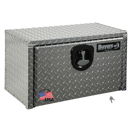 Buyers Products 14x12x16 Inch Diamond Tread Aluminum  Underbody Truck Box 1705148