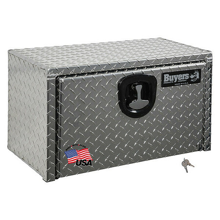 Buyers Products 14x12x18 Inch Diamond Tread Aluminum  Underbody Truck Box 1705149