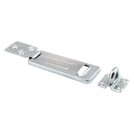 PRIMELINE TOOLS Safety Hasp, 4-1/2 in., Steel Construction, Zinc Plated Finish (Single Pack) MP5054