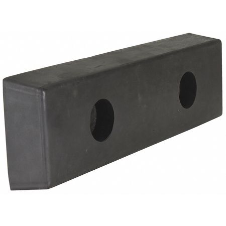 VESTIL Rectangle Molded Rubber Bumper, 2x16x5 B-516