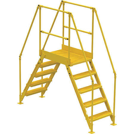 VESTIL Cross-Over Ladder, 5 Step, 48 H, 26 W COL-5-46-23