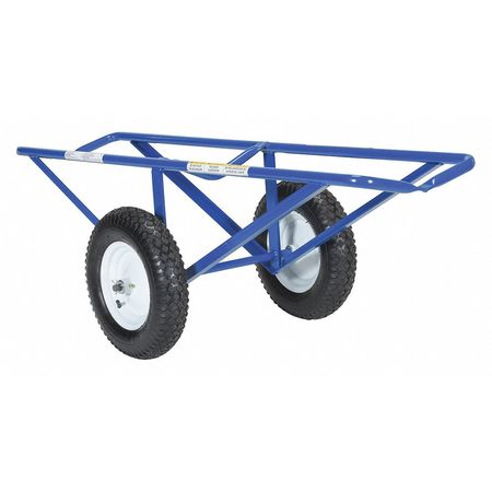 VESTIL Blue Rug Dolly Fully Pneumatic Wheels 500 lb Capacity 61 x 26 x 20 CARPET-45