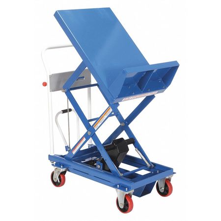 VESTIL Blue Lift & Tile Cart With Sequence Select 400 lb 30 x 19.5 CART-400-LT