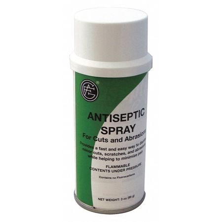 Zoro Select Antiseptics, Spray, Can, 3.000 oz. 9999-3120