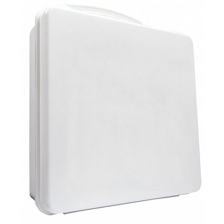 Zoro Select Empty First Aid Cabinet, Plastic Case, White 9999-2708