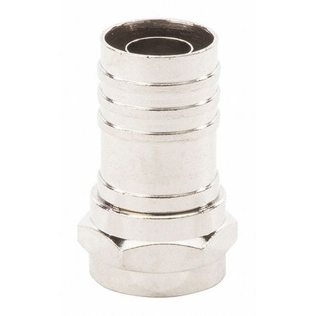 NSI INDUSTRIES Crimp On F Connector For Rg6/U Cbl. FC6C