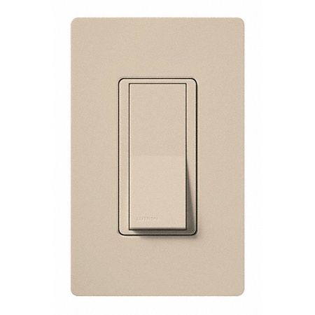 LUTRON Switches, Mechanical, Gen Purpose, Taupe SC-1PS-TP