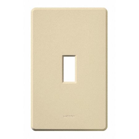 LUTRON Traditional Fassada Wall Plates, Number of Gangs: 1 Gloss Finish, Ivory FG-1-IV