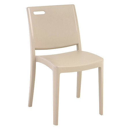 GROSFILLEX Metro Stacking Chair, Linen US563581