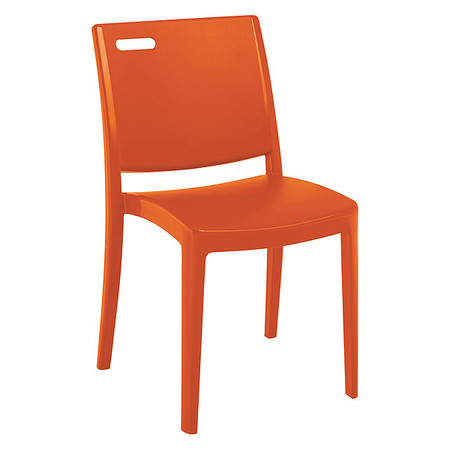 GROSFILLEX Metro Stacking Chair, Orange US563019