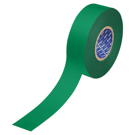 BRADY Floor Marking Tape, Green, 2"W, 100ft 177022