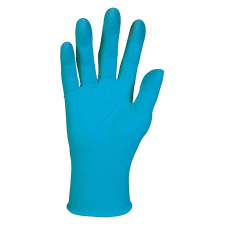 Kimberly-Clark KleenGuard G10, Nitrile Glove, G10 Blue, L, PK1000, 6 mil Palm, Nitrile, Powder-Free, L, 1000 PK, Blue 57373
