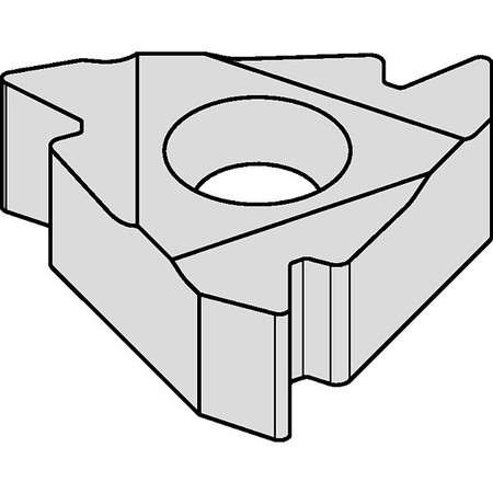 WIDIA Threading Insert, 3IRG, Triangle 3IRG55