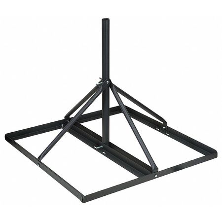 VIDEO MOUNT PRODUCTS Non-Penetrating Roof Mount 30" Mast with 1.66" O.D. FRM-166