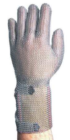 NIROFLEX USA Cut Resistant Gloves, Stainless Steel Mesh, XS, 1 PR GU-2504/XS