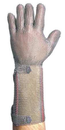 NIROFLEX USA Cut Resistant Gloves, Stainless Steel Mesh, L, 1 PR GU-2509/L