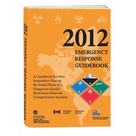 Labelmaster Safety and DOT Reference Book, 2012 Emergency Response Guide, English, Paperback ERG0019