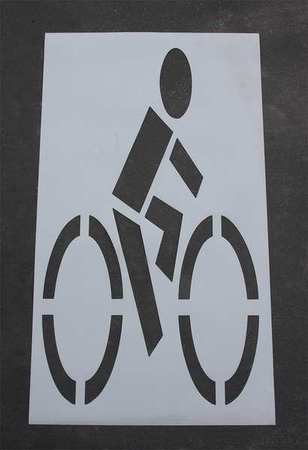 RAE Pavement Stencil, 78 in, Bike Lane, 1/8 STL-108-5035