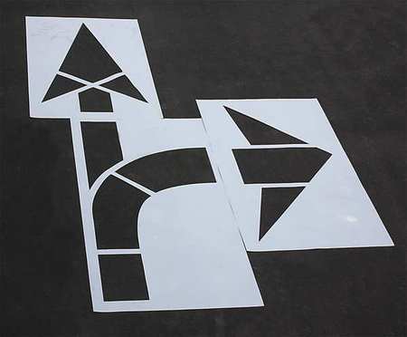RAE Pavement Stencil, MUTCD Combo Arrow, 1/16 STL-116-5015