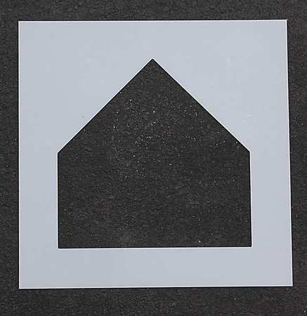 RAE Athletic Stencil, Home Plate, 17 in, 1/8 STL-108-6495