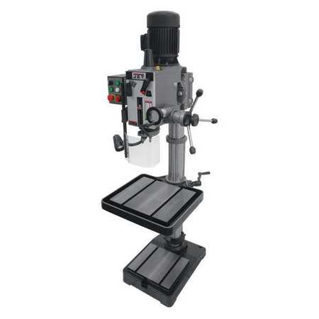 JET Floor Drill Press, Geared Head Drive, 2 hp, 240 V, 20 in Swing, 12 Speed 354022