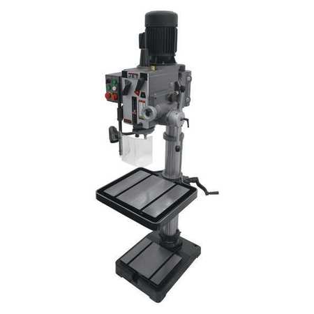 JET Floor Drill Press, Geared Head Drive, 2 hp, 240 V, 20 in Swing, 12 Speed 354026