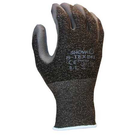 Showa Cut Resistant Coated Gloves, 4 Cut Level, Polyurethane, L, 1 PR S-TEX541L-08