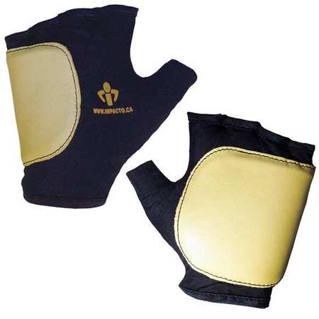 IMPACTO Anti-Vibration Gloves, L, Blue/Ylw, PR 503-20L