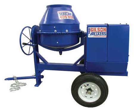 MARSHALLTOWN Concrete Mixer, 6 Cu. Ft., Electric, 1.5 HP MIX59292