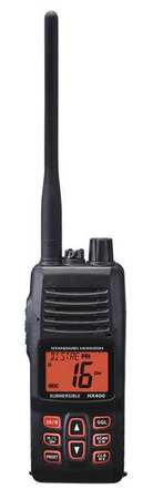 STANDARD HORIZON Marine Two Way Radio, VHF, 5 Watts, LI-Ion HX400