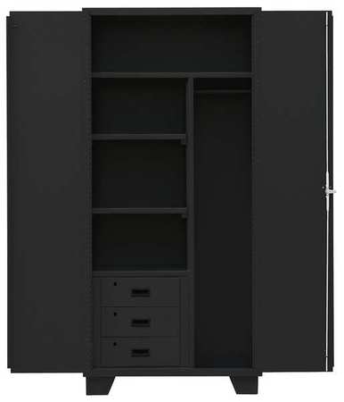 JAMCO 14 ga. Steel Storage Cabinet, 36 in W, 78 in H, Stationary MK236BL