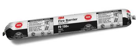 3M Fire Barrier Sealant, 20 oz., Red FD150+RED(20OZ)
