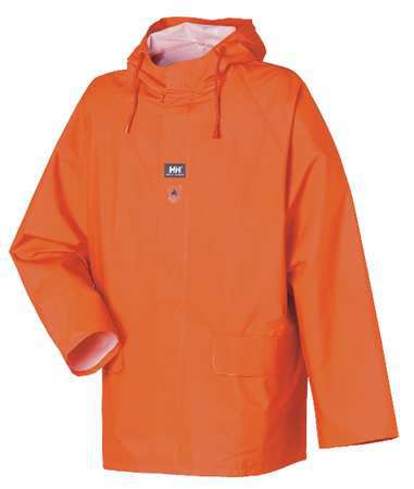 HELLY HANSEN Jacket, Flame-Resistant, Orange, 3XL 70030_200-3XL