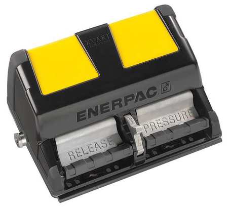 ENERPAC XA12, Air Driven Hydraulic Pump, 3/3 Valve, 122 in3 Usable Oil, For Single-Acting Cylinder or Tool XA12