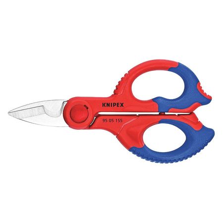 Knipex Electrician Shears, 6-1/4", Stainless Stl 95 05 155 SBA