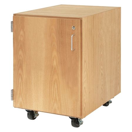 DIVERSIFIED SPACES Red Oak Storage Cabinet, 24 in W, 30 in H M96-2422-H30K