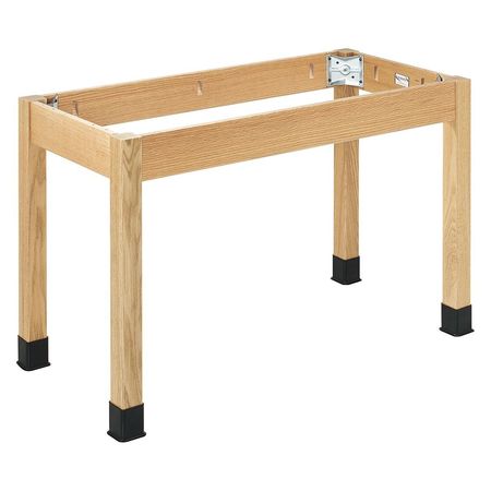 DIVERSIFIED SPACES Rectangle Table, 54" W, 32" L, 30" H, No Top Top, black P7130K30N