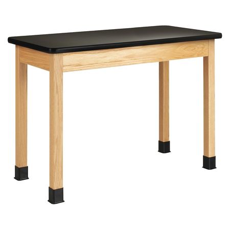 DIVERSIFIED SPACES Rectangle Table, 60" X 36", Wood Top, Oak P714LBBK36N