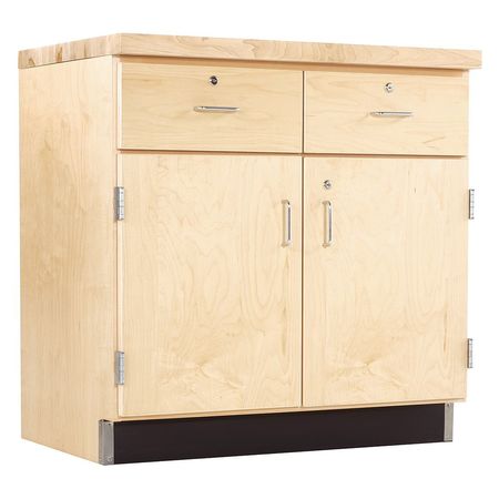 DIVERSIFIED SPACES Maple Base Storage Cabinet, 36 in W, 35 in H 106-3622M
