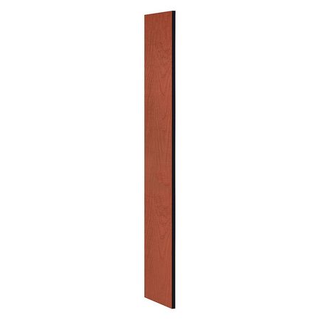 SALSBURY INDUSTRIES End Panel, Flat Top, 15" Wx60" H, Cherry 33300CHE
