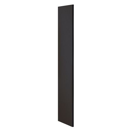 SALSBURY INDUSTRIES End Panel, Flat Top, 18" Wx60" H, Black 33303BLK