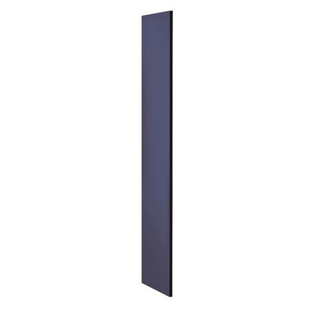 SALSBURY INDUSTRIES End Panel, Flat Top, 18" Wx72" H, Blue 30033BLU