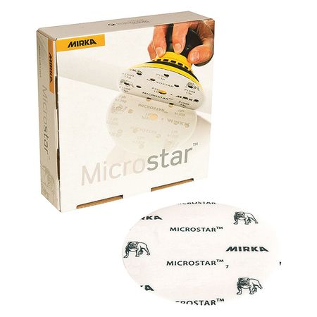 MIRKA Film-Backed Grip Disc, 6", P2500, PK50 FM-622-2500