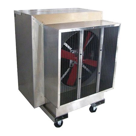 SWAMPNESS MONSTER Evaporative Cooler, 24", 4400CFM, 120V, SS SWMP-24-S-120