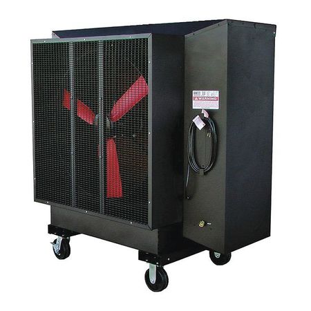 SWAMPNESS MONSTER Evaporative Cooler, 36", 10000CFM, 120V SWMP-36-B-120