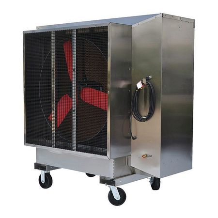 SWAMPNESS MONSTER Evaporative Cooler, 36", 10000CFM, 120V, SS SWMP-36-S-120