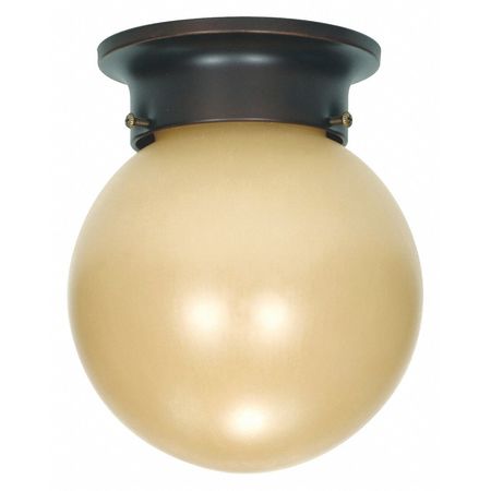 NUVO 1-Light 60W Incandescent Basic Fixture, Mahogany Bronze Finish 60-1279